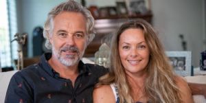 Cameron Daddo and Alison Brahe
