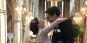 Jessica Brown Findlay and Ziggy Heath