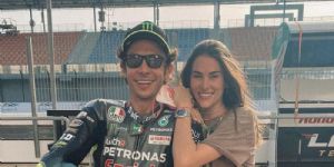 Valentino Rossi and Francesca Sofia Novello