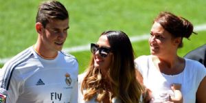Gareth Bale and Emma Rhys-Jones