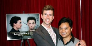 Jamie Hebert and Alec Mapa
