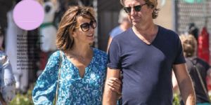 Sophie Marceau and Richard Caillat