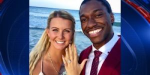 Grete Šadeiko and Robert Griffin III