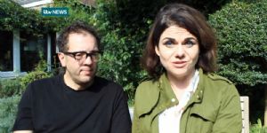 Caitlin Moran and Peter Paphides