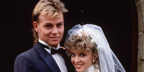 Kylie Minogue and Jason Donovan