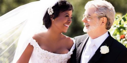 George Lucas and Mellody Hobson