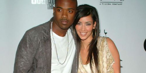 Ray-J and Kim Kardashian