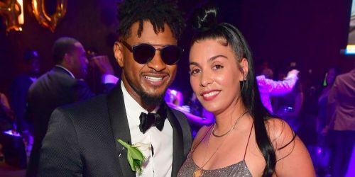 Usher Raymond and Jenn Goicoechea