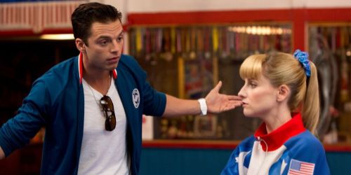 Melissa Rauch and Sebastian Stan