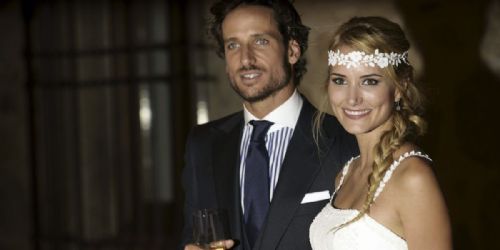 Alba Carrillo and Feliciano López