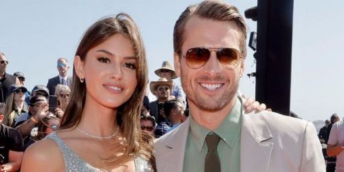Glen Powell and Gigi Paris