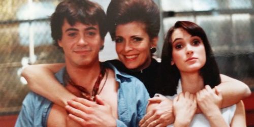 Winona Ryder and Robert Downey Jr.