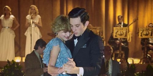 Emma Corrin and Josh O'Connor