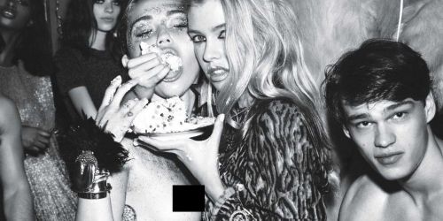 Stella Maxwell and Miley Cyrus
