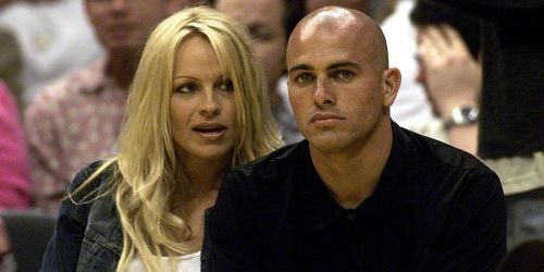 Kelly Slater and Pamela Anderson