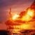 Oil platforms off Scotland
