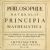 Philosophiæ Naturalis Principia Mathematica