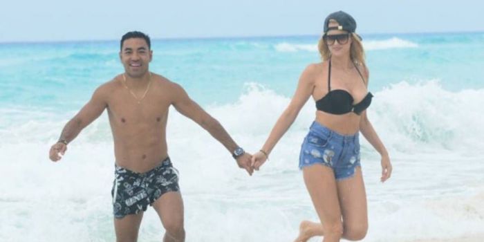 Marco Fabian and Janina Neoral