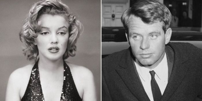 Marilyn Monroe and Robert F. Kennedy