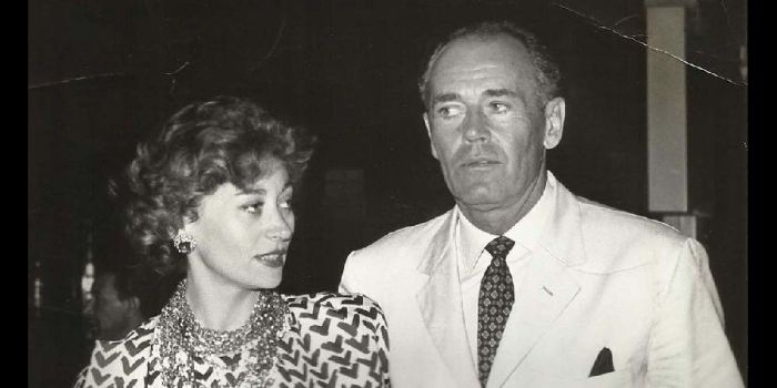 Henry Fonda and Afdera Franchetti