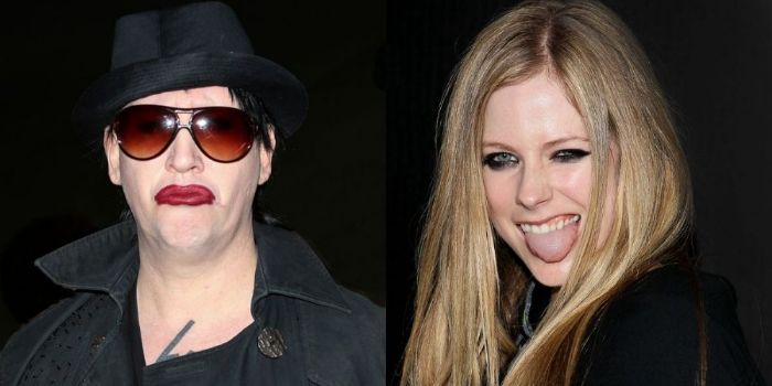 Marilyn Manson and Avril Lavigne