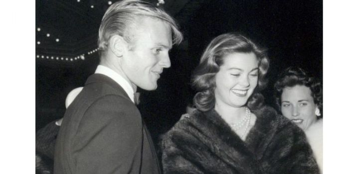 Maria Cooper and Tab Hunter