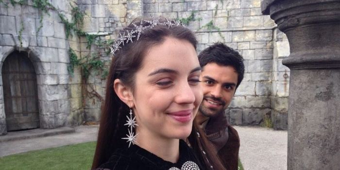 Adelaide Kane and Sean Teale