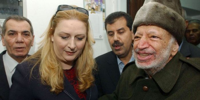 Yasser Arafat and Suha Tawil