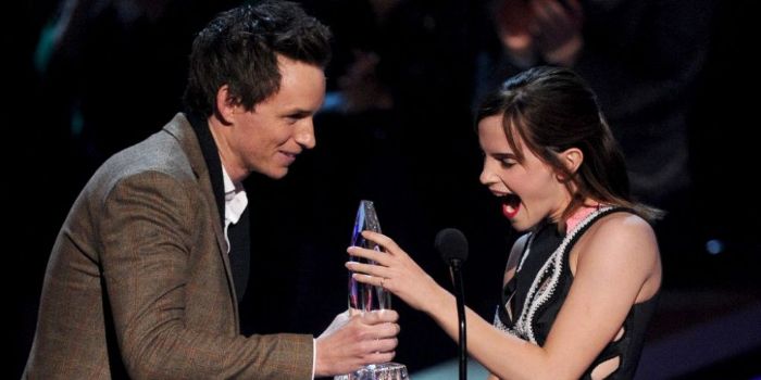 Eddie Redmayne and Emma Watson