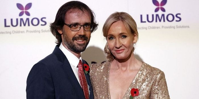 J.K. Rowling and Neil Murray