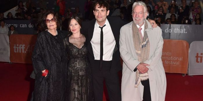 Celina Sinden and Rossif Sutherland