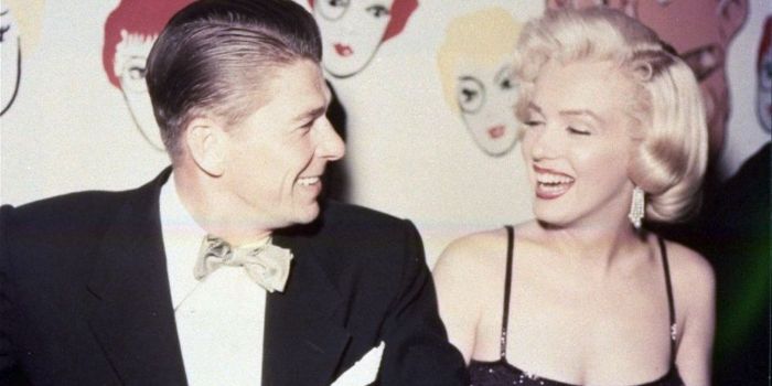 Ronald Reagan and Marilyn Monroe
