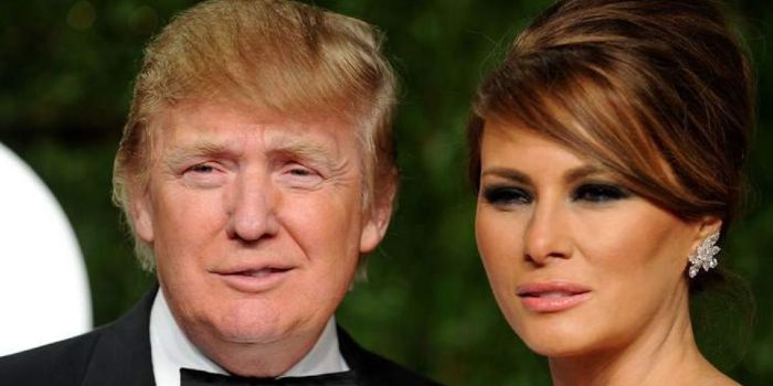 Donald Trump and Melania Knauss