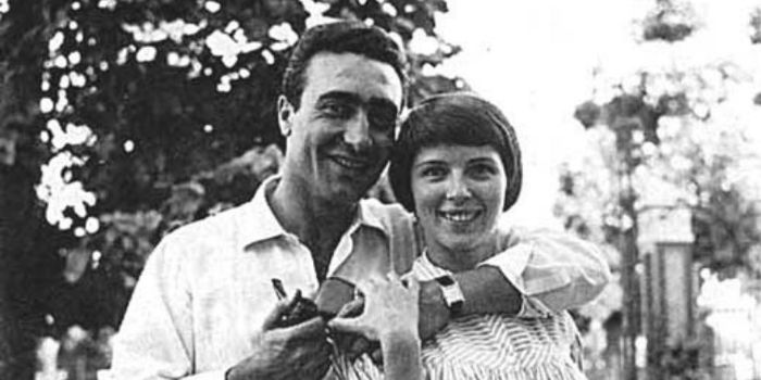 Delia Scala and Eugenio Castellotti