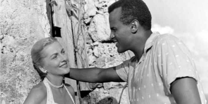 Harry Belafonte and Joan Fontaine