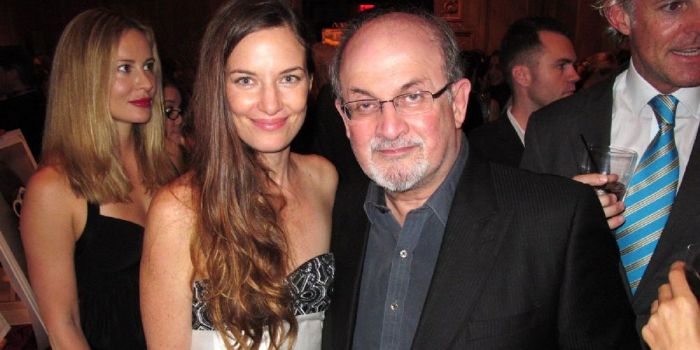 Topaz Page Green and Salman Rushdie