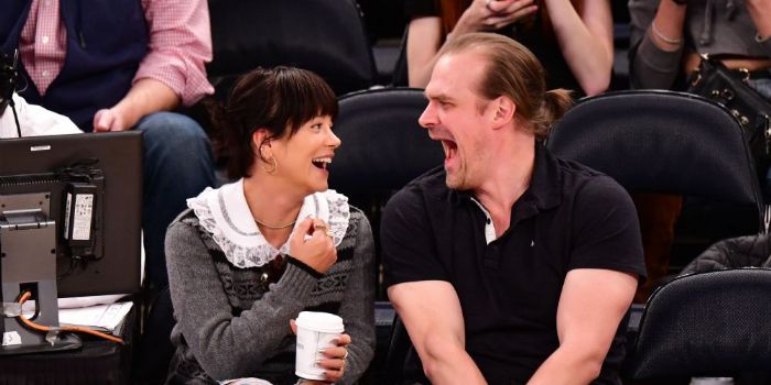 Lily Allen and David Harbour