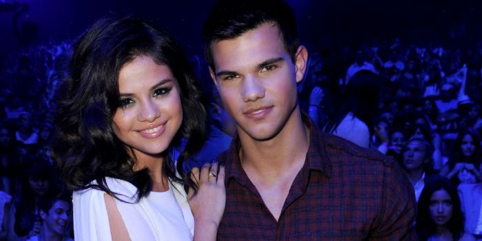 Taylor Lautner and Selena Gomez