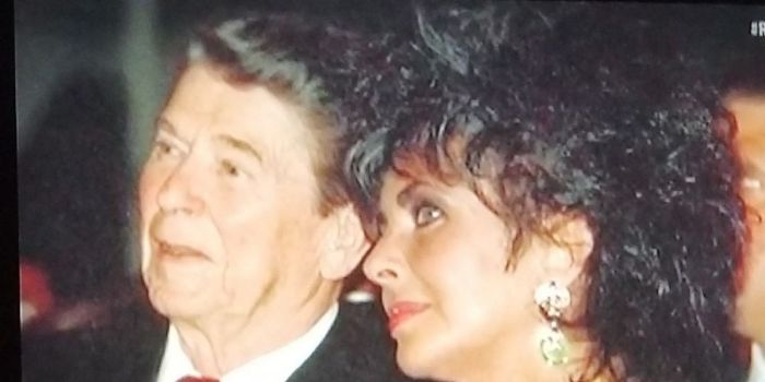 Ronald Reagan and Elizabeth Taylor