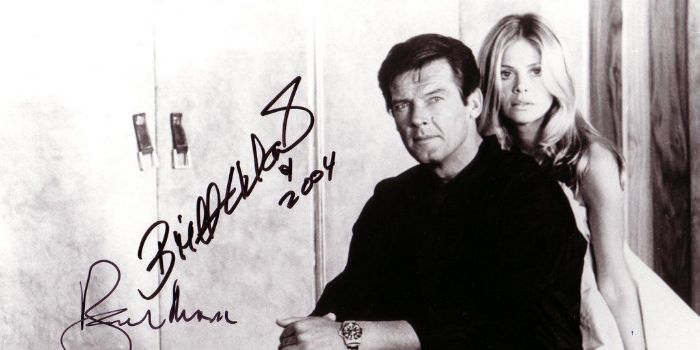 Roger Moore and Britt Ekland