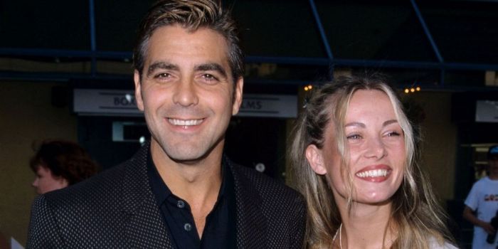 Celine Balitran and George Clooney