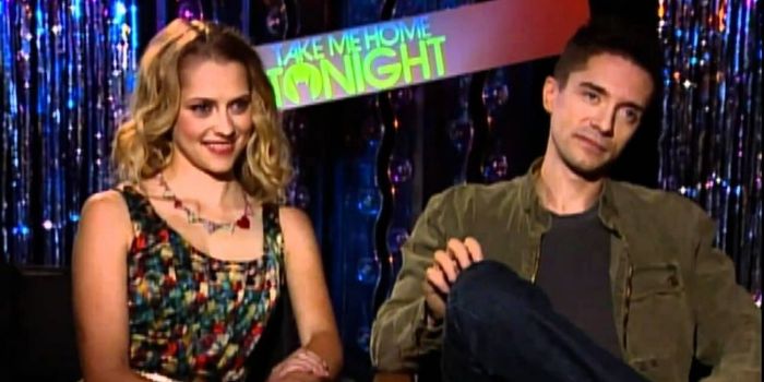 Teresa Palmer and Topher Grace