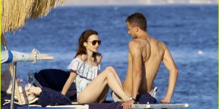 Lily Collins and Jason Vahn