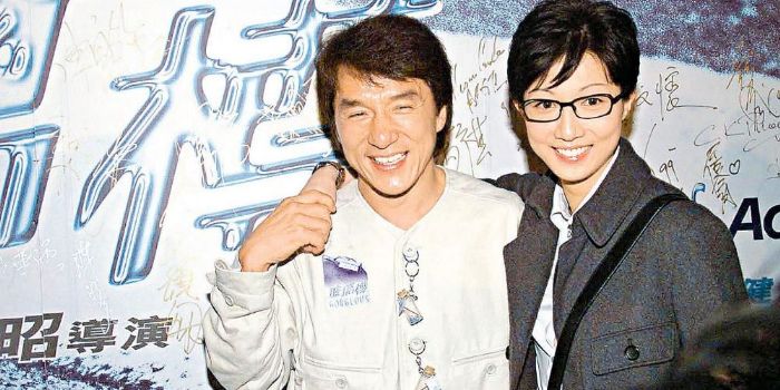 Jackie Chan and Elaine Ng