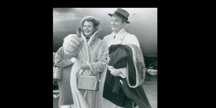 Rita Hayworth and James Hill