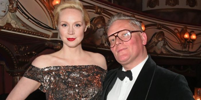 Gwendoline Christie and Giles Deacon