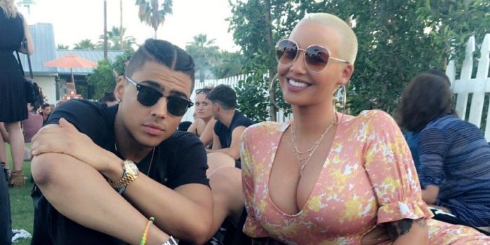 Amber Rose and Quincy (actor)