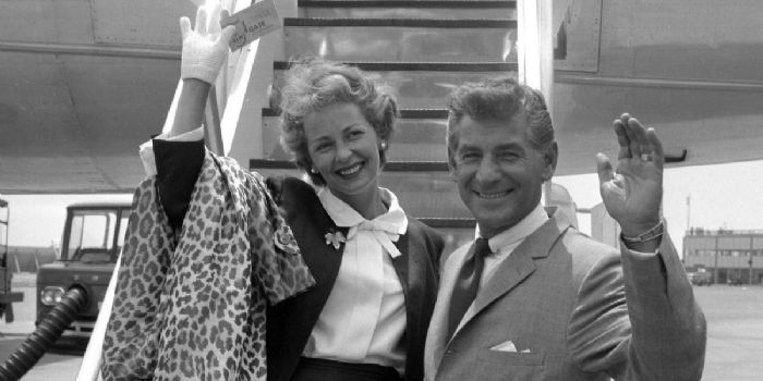 Leonard Bernstein and Felicia Montealegre