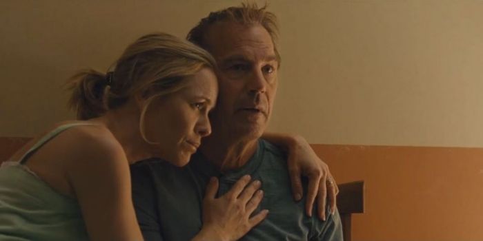 Kevin Costner and Maria Bello