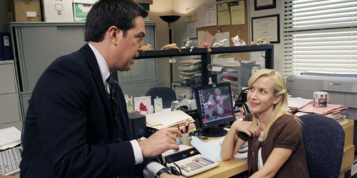 Ed Helms and Angela Kinsey